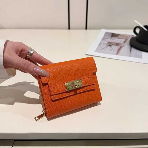 Retro Wallet Womens Large Capacity Multi Card Position Foreign Trade Multi Functional Three Fold Handheld Bag Billetera G250805