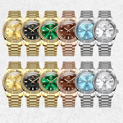 Men&#039;s Automatic Watch with Ceramic Bezel, SapphireCrystal Lens, Luminous Hands, and Self-Winding