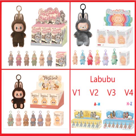 Labubu cute plush doll, blind box toy V1 V2 V3 V4series,Labubu plush toy,Labubu Blind Box Surprise gift box