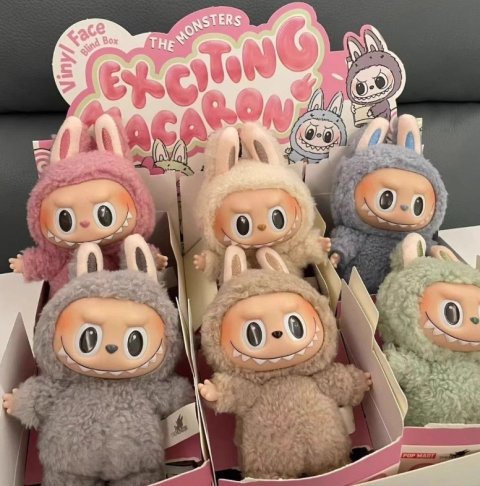 Ordinary Style Labubu The Monsters Exciting arons Series Toys Cute Action Anime Figure Doll Kids Gifts Bd Box GG10