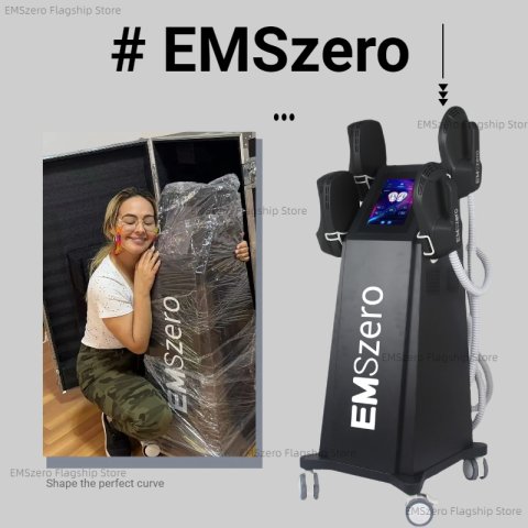 EMSZERO NEO RF HI-EMT Body Sculpt Machine Eletric Muscle Stimulator Vibration Slimming Muscle Grow 6500W 15Tesla Beauty Salon Exclusive