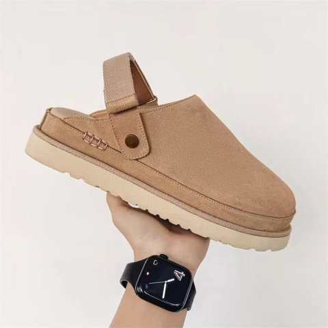 Free Shipping 2025 New Arrival Minimalist Design Round Toe Platform Low Top Cotton Slippers Women Adjustable Strap Covered Toe Plus Size 36-43 Winter Fleece Lined