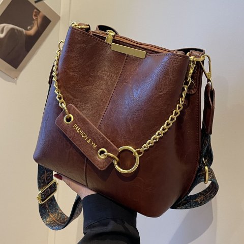 2025 New Retro Large Capacity Designer Bag Luxury Bag Bucket Bag Commuter Versatile Fashion Simple Single Shoulder Crossbody Handheld Underarm Handbag Bag
