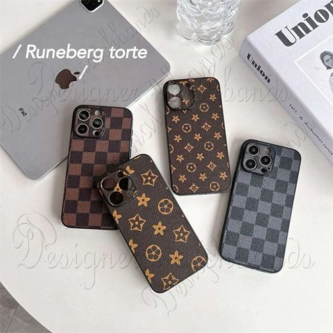iPhone Case Designer Phone Cases for iPhone 17 Pro Max Case 16Plus 16Pro 15 Pro Max 14 13 12 Pro 11 15 Plus 14 Plus XR Case Fashion Leather Embossing Gold Letter Phone Cover