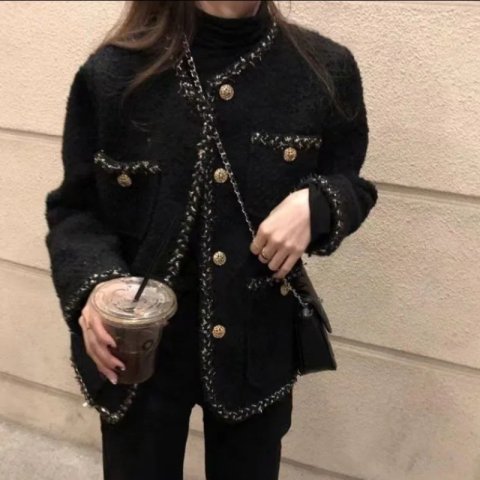 New design 2025 Light Mature French Coat for Women&#039;s Niche Spring New Style Autumn and Winter Stylish Slimming Versatile tweed free shipping