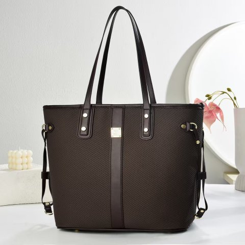 Chic Female Canvas Carrier Pouch - Versatile & Roomy Travel Companion Accessory