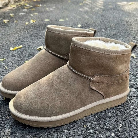 2025 Women&#039;s Cotton Shoes for Autumn and Winter Thickened Snow Boots with Thick Bottom