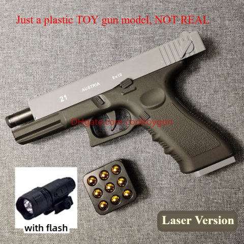 Colt Automatic Shell Ejection Pistol Laser Version Toy Gun For Adults Kids Outdoor Games