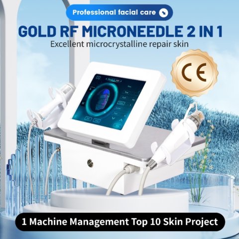 2025 New RF face lifting machine rf microneedling machine needle stretch marks remova Suitable for home and beauty salon