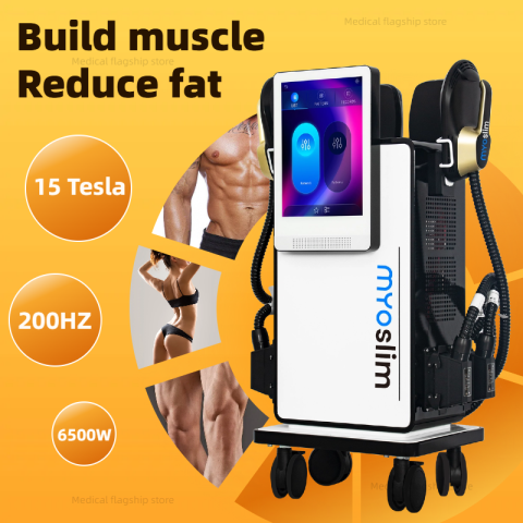 myoslim PRO HI-EMT 6500W EMS NEO RF Body Slimminng Machine Professional Electromagnetic Fat Removal Build Muscle Business