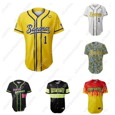 Savannah Bananas K. Jackson 4 Baseball Jerseys Custom Baseball Jerseys Mens Womens Youth 333