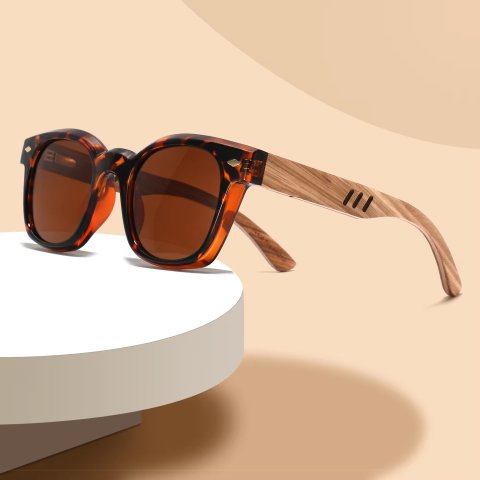 New polarized wooden sunglasses for men outdoor sunglasses bamboo sunglasses.