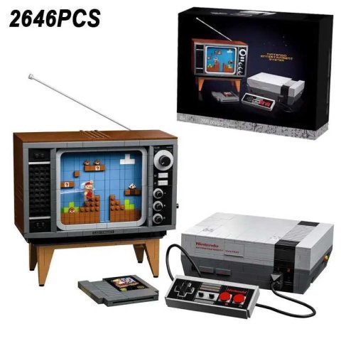 2646PCS Nintendo Entertainment System Model Building Blocks with 1 Digital Assembly Block Toy Children Adult GiftXJ250318