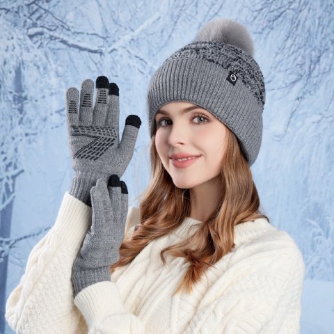 Anti Winter Cold Warm Ear Protection Hood Children&#039;s Knitted Hat Versatile Fashionable with Thick Woolen Yarn Cap and Added Veet