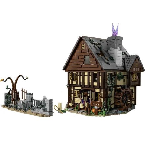 MOC 21341 Halloween Hocus Pocused Witch Sanderson House Building Sisters Cottage Blocks Set Bricks Toy For Children Gifts XJ260617