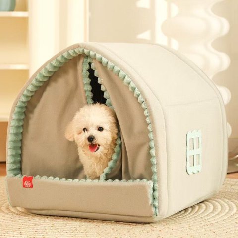 Small pet winter winter closed warm house cleaning cat dog house dog four seasons universal kennel