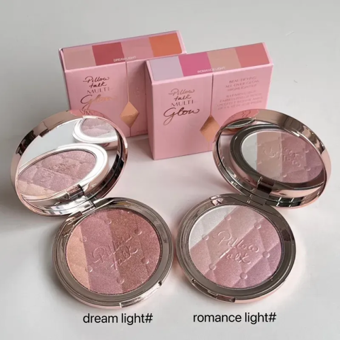 2 Colors Pink Bronzers Highlighters Diamond Girl Face Makeup Highlighter 7g Dream Light Romance Light Long-Lasting Brighten Concealer Fast Ship