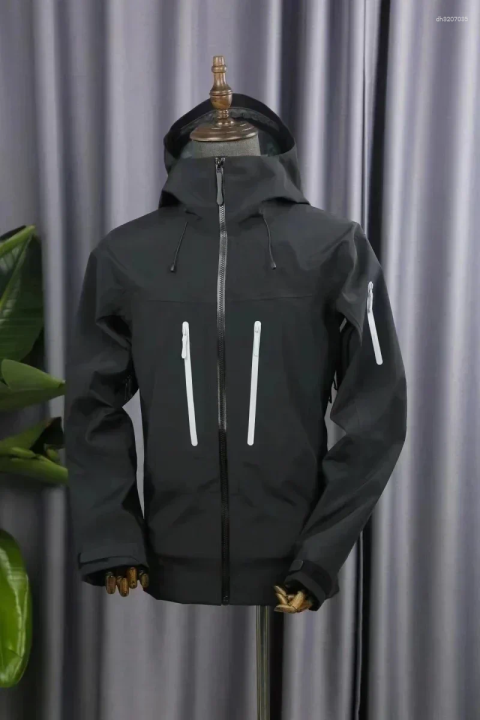 Men&#039;s Jackets ARC Bird Embroidery SV 6th Three Layer Mens Womens High Quality Camping Coat Outdoor Waterproof Windbreaker Hiking Ski