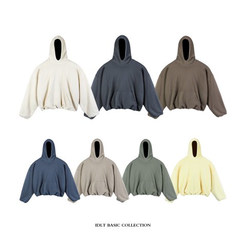 Mens solid color doublelayer oversized zipper cotton retro highquality hoodie springsummer casual streetwear R250219