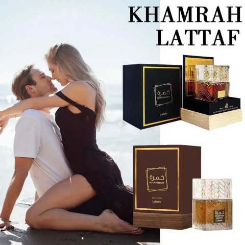 100ml Lattafa Khamrah Qahwa 3.4 Oz Eau De Toilette for Men and Women perfume Middle East Arab Dubai perfume W250322