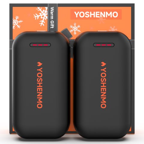 USB Rechargeable Hand Warmer, Portable Fast Heating Pocket Hand Warmer with Auto Shut-Off, Mini Warmers for Kids Women Men in Outdoor Winter