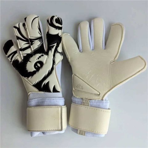 Football goalkeeper gloves VG3 tplate cut with added handbrake pad and high viscosity latex for unprotected fingersW241029