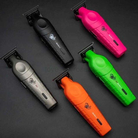 Powerful Barber Cordless Hair Trimmer 0mm Zero Gapped Carving Clipper Detailer Professional Electric Finish Cutting MachineM240715