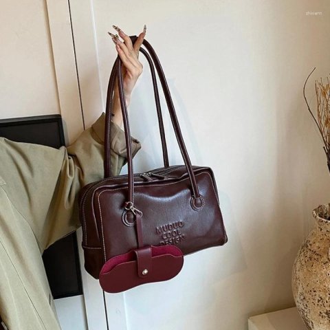 Totes Solid PU Zipper Crossbody Bag For Women 2024 High Quality Simple Small Square Casual Hand-held Armpit Shoulder