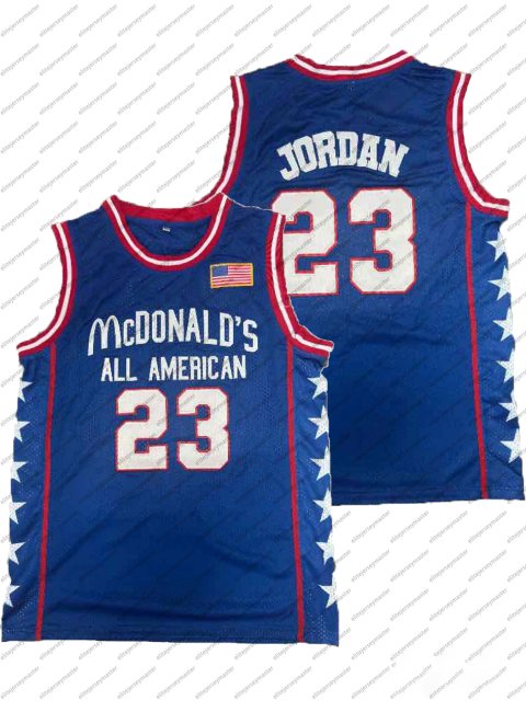 In stock 23 BRYANT 33 MCDONALD&#039;S Basketball Jerseys Double Stitched Name Number comfortable and breathable sports basketball tops