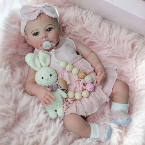 48cm Baby Reborn Doll Like Real Silicone Vinyl Full Body Girl Lifelike Painted Babies Realistic born Dolls Toy Gifts For Kids 250909