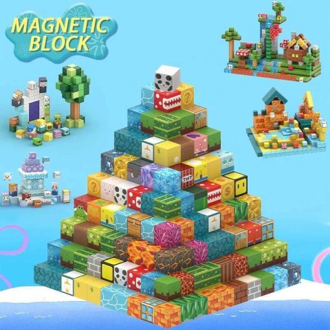 Magnet Cubes - Educational Building Blocks for Kids Aged 3+ with STEM Activities