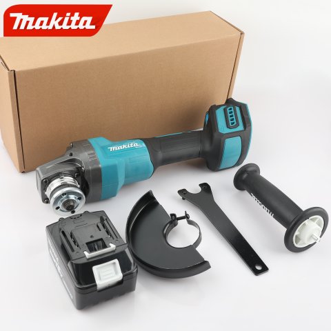 Makita new high-power charging angle grinder GA035G lithium electric grinding brushless large grinding machine cutting machine