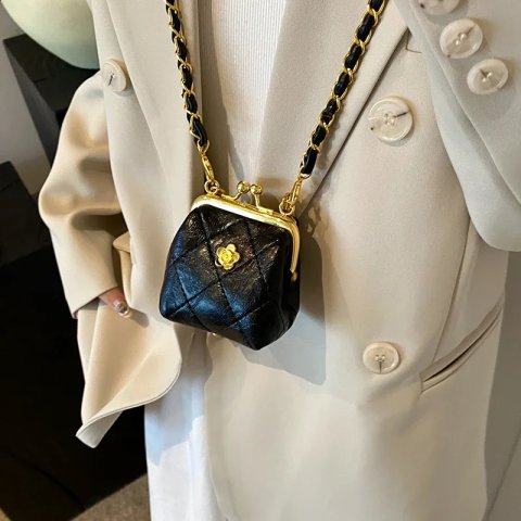 Super Crossbody Bags For Women er Chain Shoulder Coin Mini Purse Clip Lipstick Lady Cute Hobo Bag 240913 a1ab 4