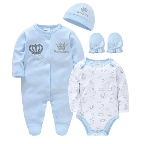 Home&gt;Products&gt;Autumn Baby Long Sleeve Onesie 0-1 Year Old Baby Long Sleeve Clothing Set Pure Cotton Baby Diapers Winter Baby Clothing W241021