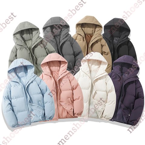 Mens Stylist Coat Parka Winter Puffer Jacket With hood Men Women Overcoat Puffy Jacket Womens Outerwear Hip Hop Sport Streetwear Coats Asian Size