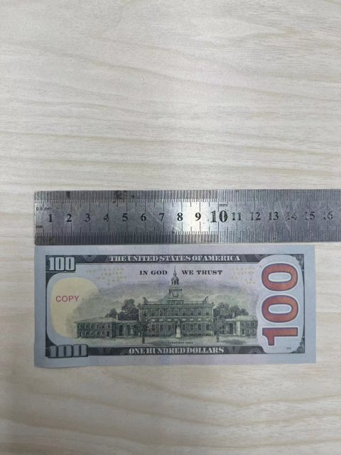 Copy Money Actual 1:2 Size Creative Imitation Printed Dollars Note Banknotes Simulation Dollar Prop Cxler