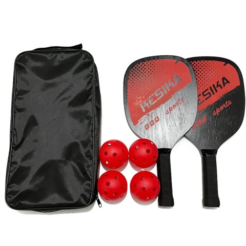 Pickle Paddles Rackets Set Pickleball Balls with Carrying Bag For Men Women Racquet 4 Pickleballs 240401