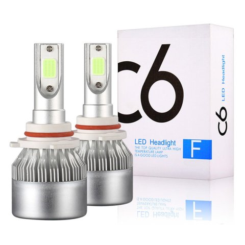 C6 Waterproof H4 LED Car Headlights Auto Lighting Kits 72W 7600LM H7 H11 H3 H8 Fog Light Lamp HB1 HB3 9005 9006 9007 9008 9012 Auto Headlamp 6000K Bulbs