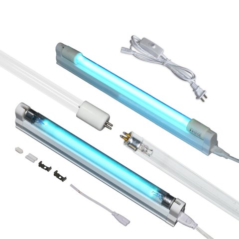 UVC Tube Light 110V 220V 4W 6W 8W with Ozone UVC Germicidal Light T5 Disinfection Tube Sterilization UV Lamp for Hospital