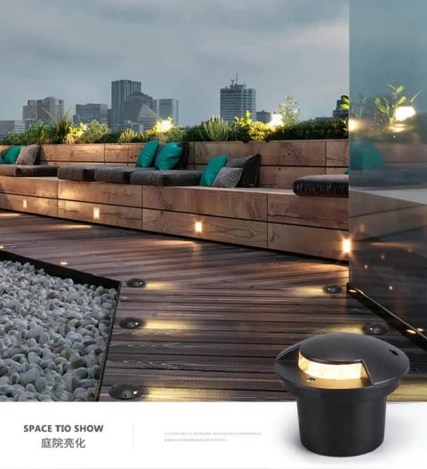 Underground Light IP68 Outdoor Garden Spot Landscape Lighting Path Buried Yard Lamp Spotlight