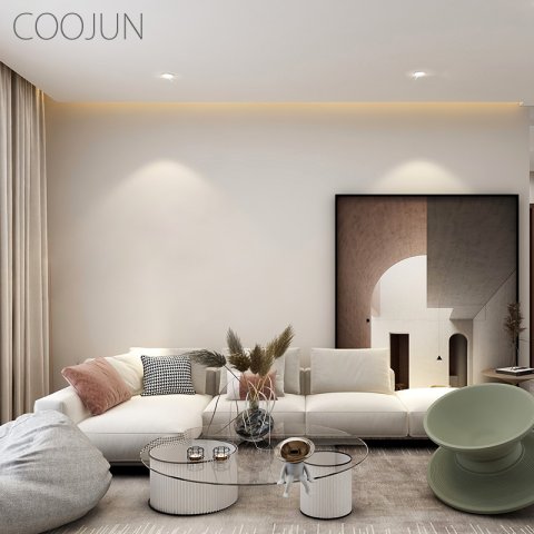 COOJUN LED Mini Spotlight 5W Recessed Downlight Anti-glare Bordered Spot Light Aluminum Ceiling Lamps 110-240V Indoor Lighting