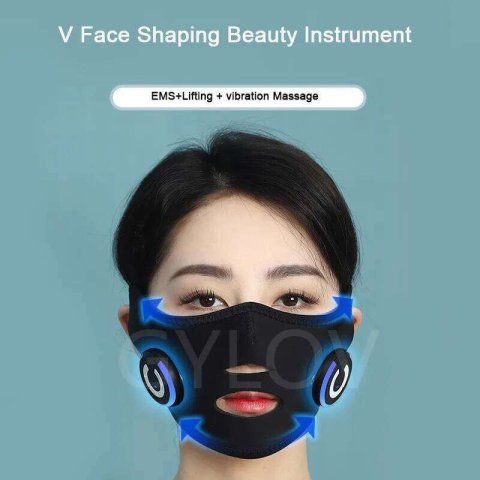Face-Lifting Device Massager Mask Bandage Micro-Current Skin Tighten Lifting Spa Face EMS Facial Care Beauty Instrument