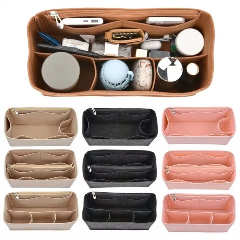 Felt Insert Liner Purse Organiser Pouch Handbag Tote Bag Internal Bag For Liz Visetos 3 Style 260310