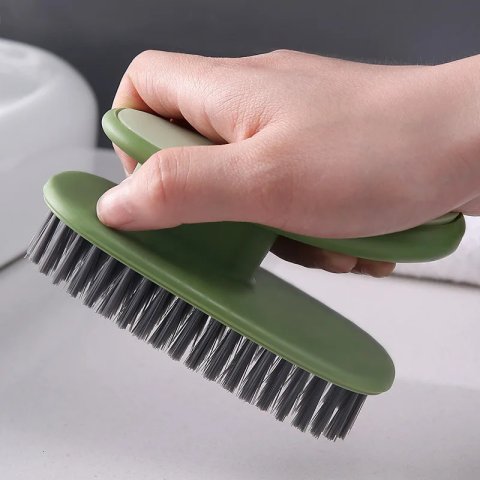 Laundry brush multifunctional longhandled cleaning with soft bristles household use doesnt damage clothes 260127