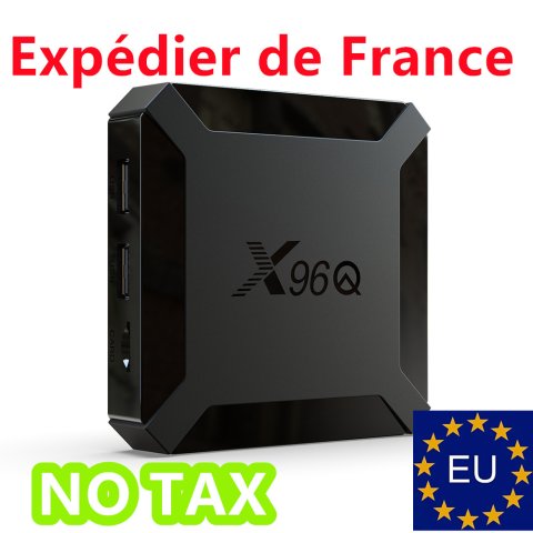 Ship from france X96Q TV Box Android 10 4K 2.4G Wifi Allwinner H313 Quad Core Smart TVBox Media Player 16GB X96 Smart-tv Set-topBox