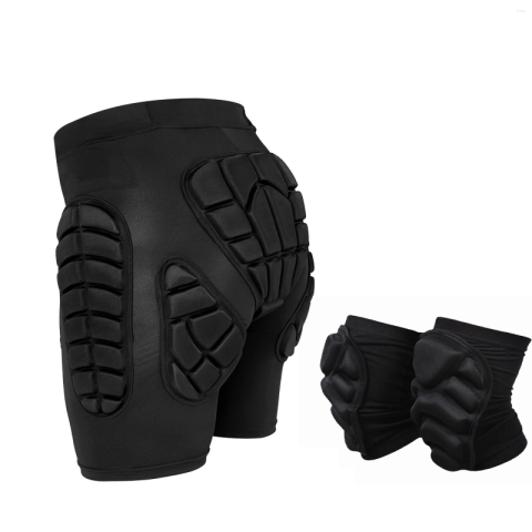 Men's Shorts Lixada Outdoor Protective Ski Knee Pads Set Waterproof Skateboarding Snowboarding Skiing For Women Men XXL