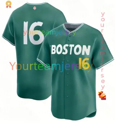 Custom Red Green White Grey Baseball Jersey David Ortiz Ceddanne Rafaela Alex Bregman Roman Anthony Masataka Yoshida Triston Casas Jarren Duran yourteamjersey