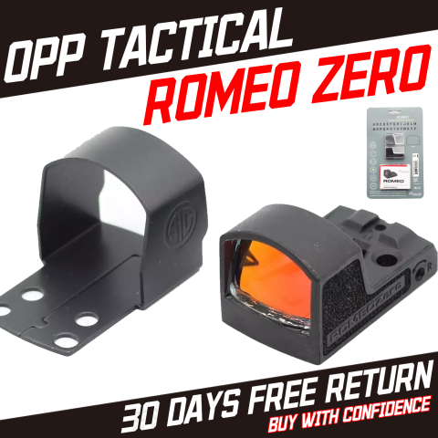 ROMEOZero 1x 24 mm 3 MOA Red Dot Sight with Protective Shroud - Black / TAN (SOR01300)