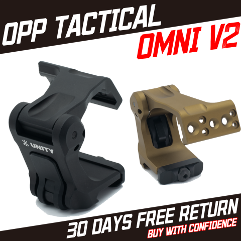 2026 NEW FTC V2 OMNI Magnifier Mount with FAST QD Lever - 2.26" Optical Height Sight Scope Mount