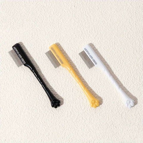 1pc Brush Eye Cleaning Brush, Dog Or Cat Tear Stain Remover Comb, Pet Grooming Tool 26H0204